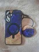 Etui magsafe Samsung Galaxy S24 FE + ładowarka indukcyjna