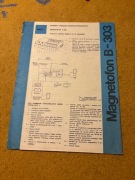 Schematy Magnetofon B 303 Kasprzak