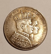Talar koronacyjny Prusy 1861r - WILHELM i AUGUSTA