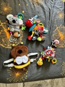 Plecak bezpieczeństwa do nauki chodzenia pszczoła, zawieszki do wozka