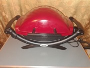 Grill Elektryczny Weber Q1400 Nowy Ruszt Żeliwny, Pokrowiec OKAZJA!!!