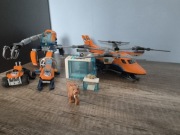 Lego City arktyczny transport powietrzny 60193,łazik lodowy i ślizgacz