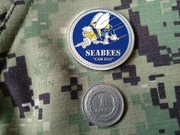 Challenge coin US Navy Seabees