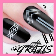 Naklejki na Paznokcie, Manicure + GRATIS