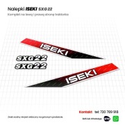Naklejki nalepki traktorka ISEKI SXG 22 / TXG 23