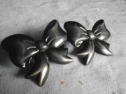 dwie żabki do zasłon z PRL-u