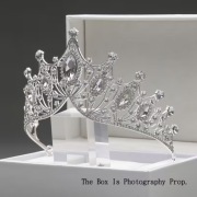Kryształowa tiara, korona ślubna, na bal.