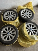  4 sztuki Koła alufelgi z oponami 