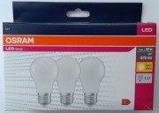 Żarówka LED E27 3pak Osram 4,9W