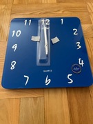 Zegar Adler 21152 szklany 28x28 ścienny nieużywany w opakowaniu