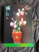 Klocki konstrukcyjne kolekcja kwiatów Orchid 379pcs