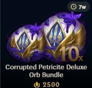 Corrupted Petrocite Deluxe Orb Bundle na Twoje konto lol League of legends 