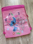 Nowy worek szkolny na buty / różowy / Angel i Stitch / Lilo i Stitch