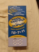 Matematyka jest super karty edukacyjne