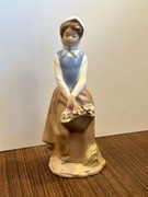 NADAL Figurka porcelanowa dziewczyna z kwiatami