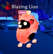 Roblox Adopt Me FR Fly Ride Blazing Lion
