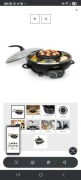 HOT POT PATELNIA Z PŁYTĄ GRILLOWĄ GRILL ELEKTRYCZNY 2W1 5L 