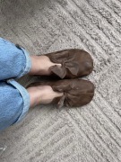 Mary Jane szerokie okrągłe noski mokasyny r.41 wkł.26,5cm barefoot kokarda