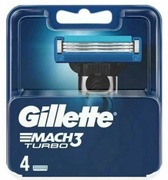 GILLETTE MACH3 TURBO WKŁADY DO MASZYNKI 4 SZT