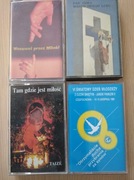 Zestaw 4 kaset z pieśniami religijnymi