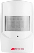 Touchxel Zestaw alarmowy PIR z syreną 300 m, do domu i na zewnątrz