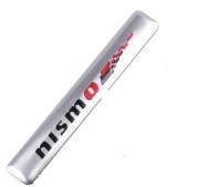 Naklejka Emblemat Znaczek Logo NISSAN NISMO 85mm x 11mm klapa błotnik alumi