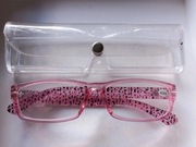 Okulary korekcyjne panterka + 4 dioptrii