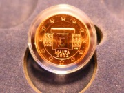 K Malta do wyboru 1, 2, 5 centów  2012 z zestawu menniczego.