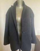 Cudowna marynarka by o la la oversize ala boucle z herbem