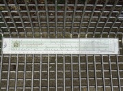 SUWAK LOGARYTMICZNY dł. 30 cm X szer. 4 cm Feinmessinstitut KLAWUN Hannower