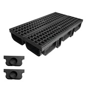 System odwodnienia liniowego natotela psg100-45 krarki odpływ 2x 100x45x500