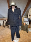 Mundur strażacki OSP PRL + hełm