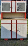 Stary Kredens kuchenny mebel ścianka PRL vintage retro