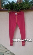 Spodnie legginsy wełniane termiczne 