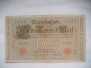 BANKNOT NIEMCY 1000 Marek 1910 r. 
