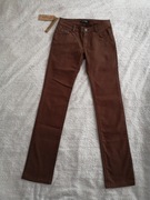 Nowe brązowe spodnie jeansowe jeansy Bonowo jeans 34