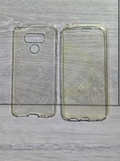 Przezroczyste podwójne silikonowe etui na telefon LG G5