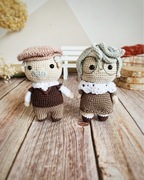 Ręcznie robiona szydełkowa Babcia i Dziadek – wyjątkowy prezent!