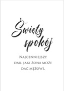 Obraz z napisami, plakat w ramie A4.