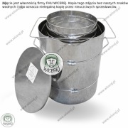 Odstojnik do miodu Nierdzewny 60L z SITEM i z Profilowanym 