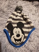 Myszka Miki Czapka Dziecięca Zimowa Disney Pompon 48-50 cm