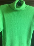 ZARA Sweterek zielony krótki rękaw M