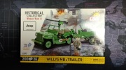 Klocki COBI 2297 Willys MB & Trailer - UŻYWANE