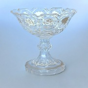 Patera Biedermeier Szkło Złocone1853