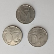 Mix monet PRL -2 x 20 zł i 10 zł -1985-1988 r. .