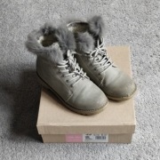 Buty zimowe Nelli Blu, r33, dziewczęce z futerkiem