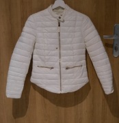 *BERSHKA* świetna śmietankowa kurtka 34 XS