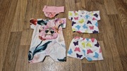 Ubranka dla lalki bobas 43 cm komplet letnie handmade Baby Born