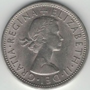 Wielka Brytania 2 szylingi two shillings (floren) 1967 28,4 mm - nr 4