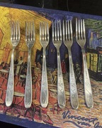 Widelce firmy Hefra posrebrzane wzór angielski -6 sztuk